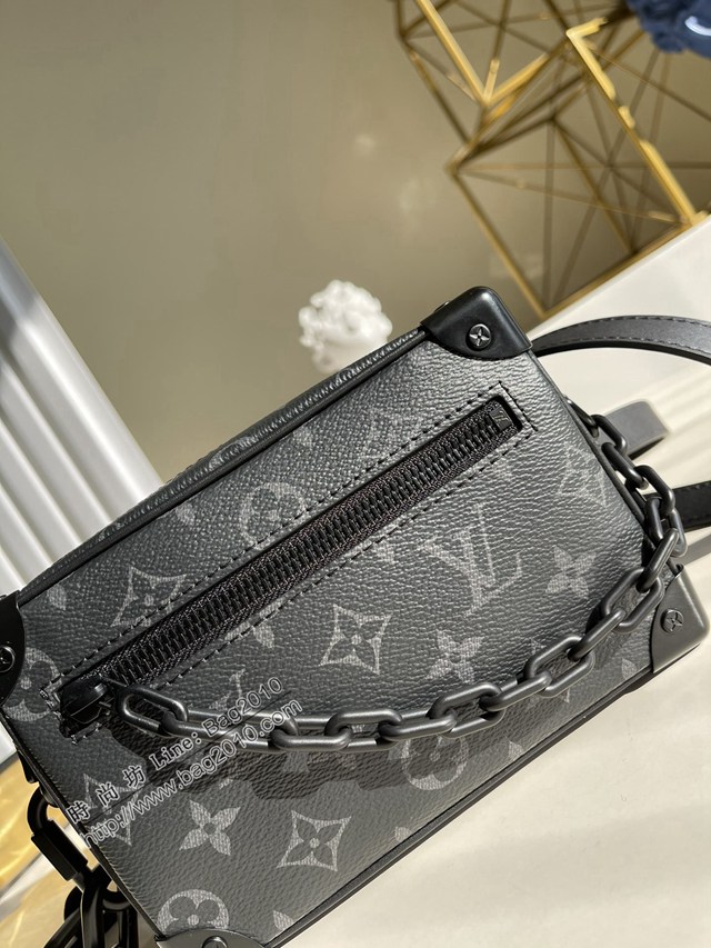LV專櫃2023新款合作限量款老花盒子包 M44735 路易威登男女同款肩背包 dn1325